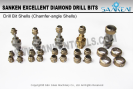 Price of Diamond Tools Tapered Drill Bits Glass Drill Bits